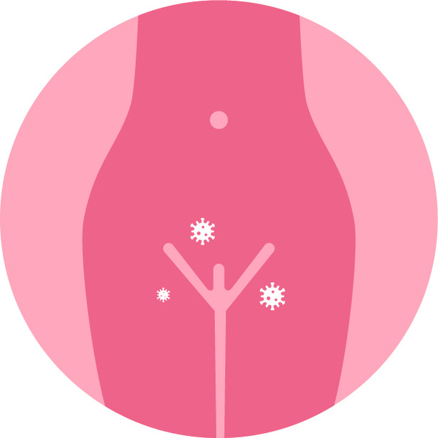 icono de infección vaginal